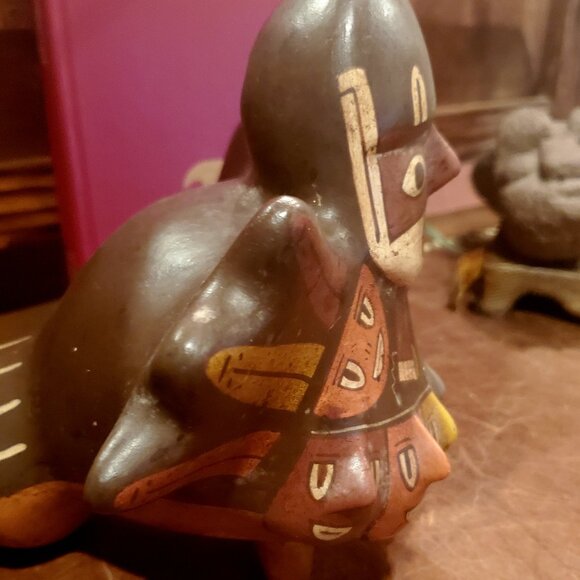 Museum-Inspired Nazca Winged Huaco – Ancient Andean Guardian of the Sky, Home In - Picture 4 of 4